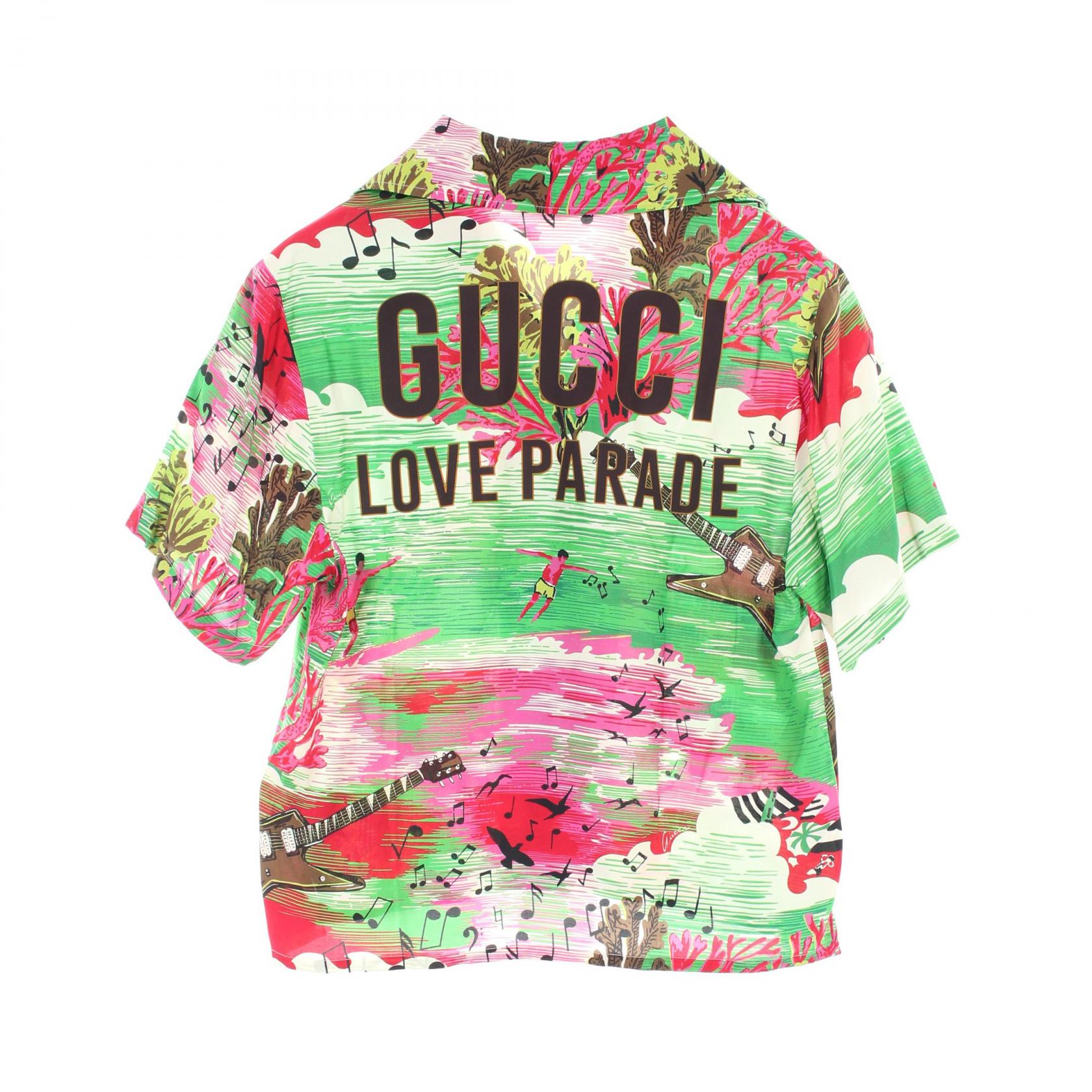 グッチ LOVE PARADE レーヨントップス