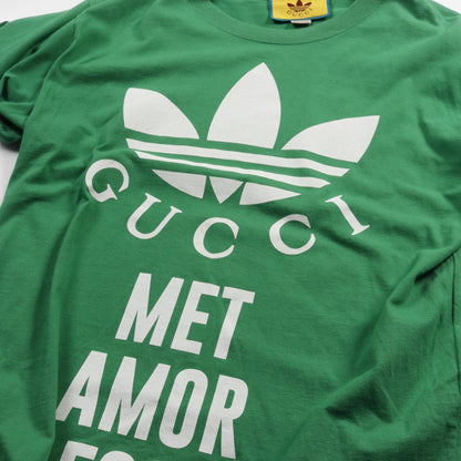 グッチ アディダス MET AMOR FOSI コットンカットソー