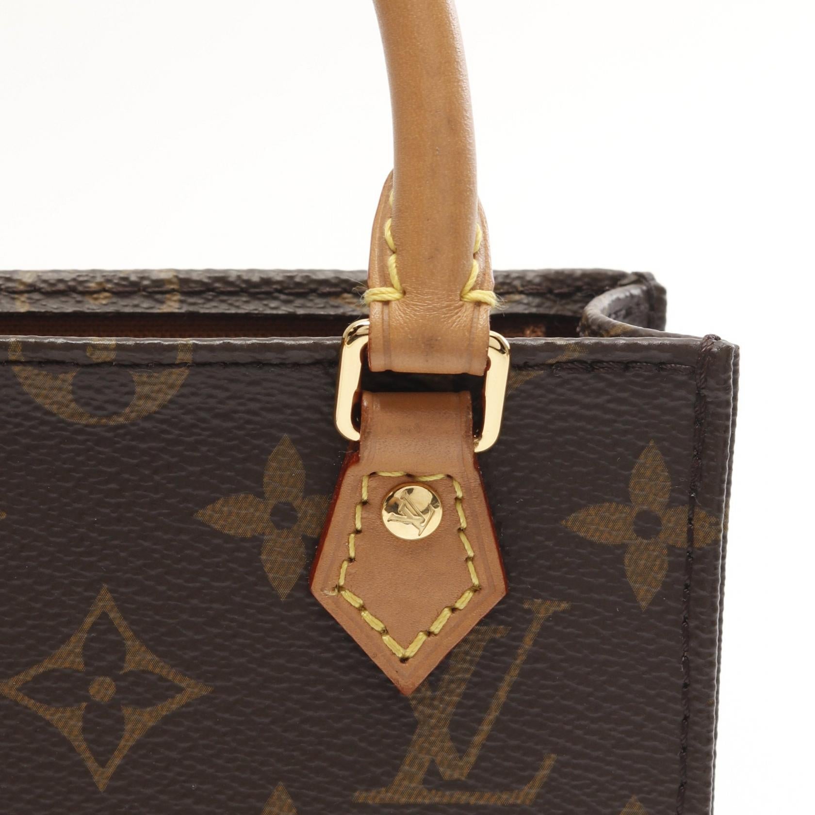 ルイヴィトン プティ・サック・プラ モノグラム 2wayバッグ