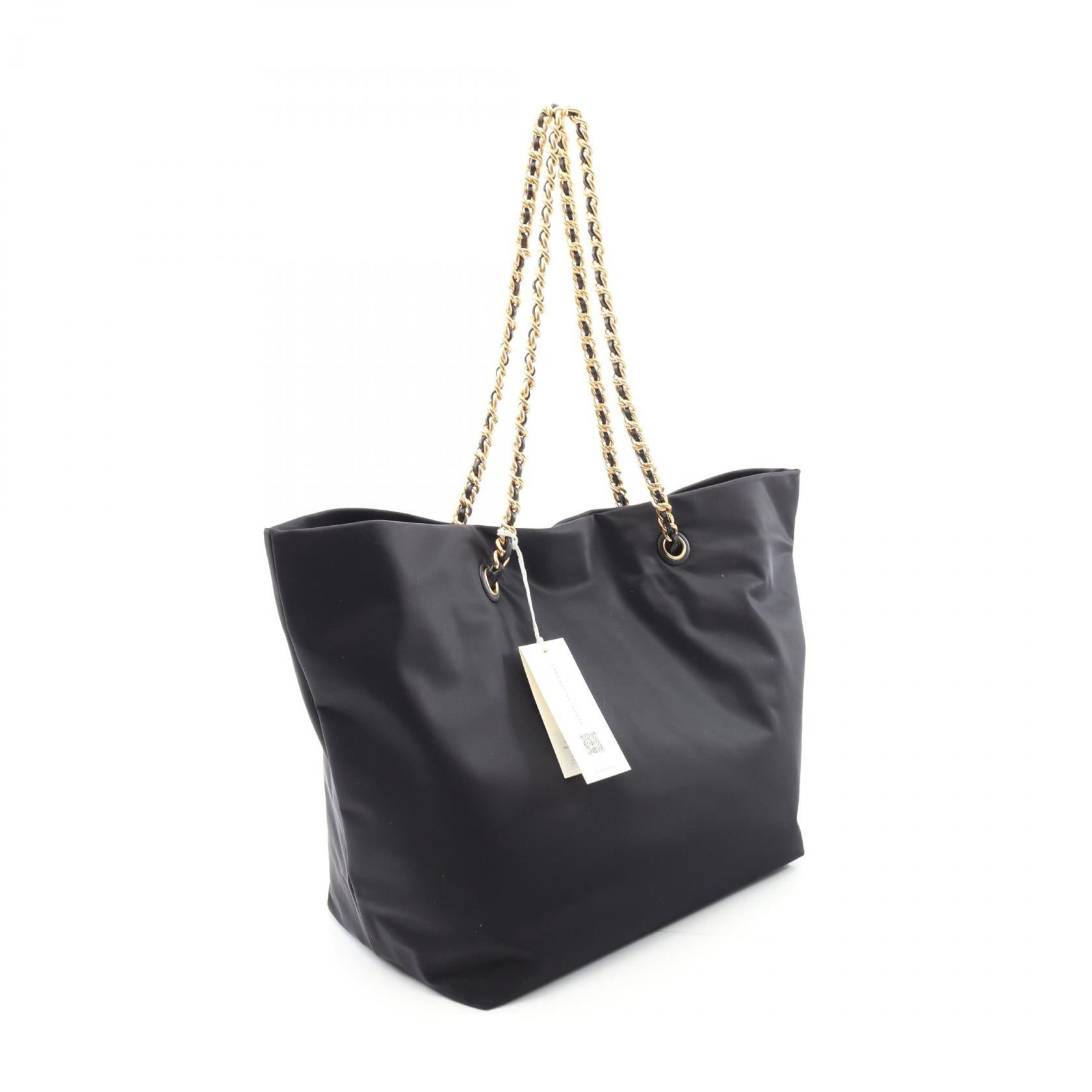 トリー バーチ エラ ナイロン レザー トート バッグ