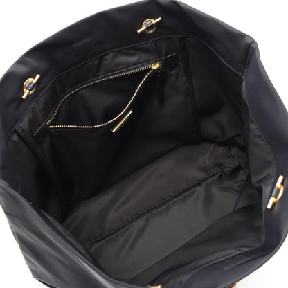 トリー バーチ エラ ナイロン レザー トート バッグ