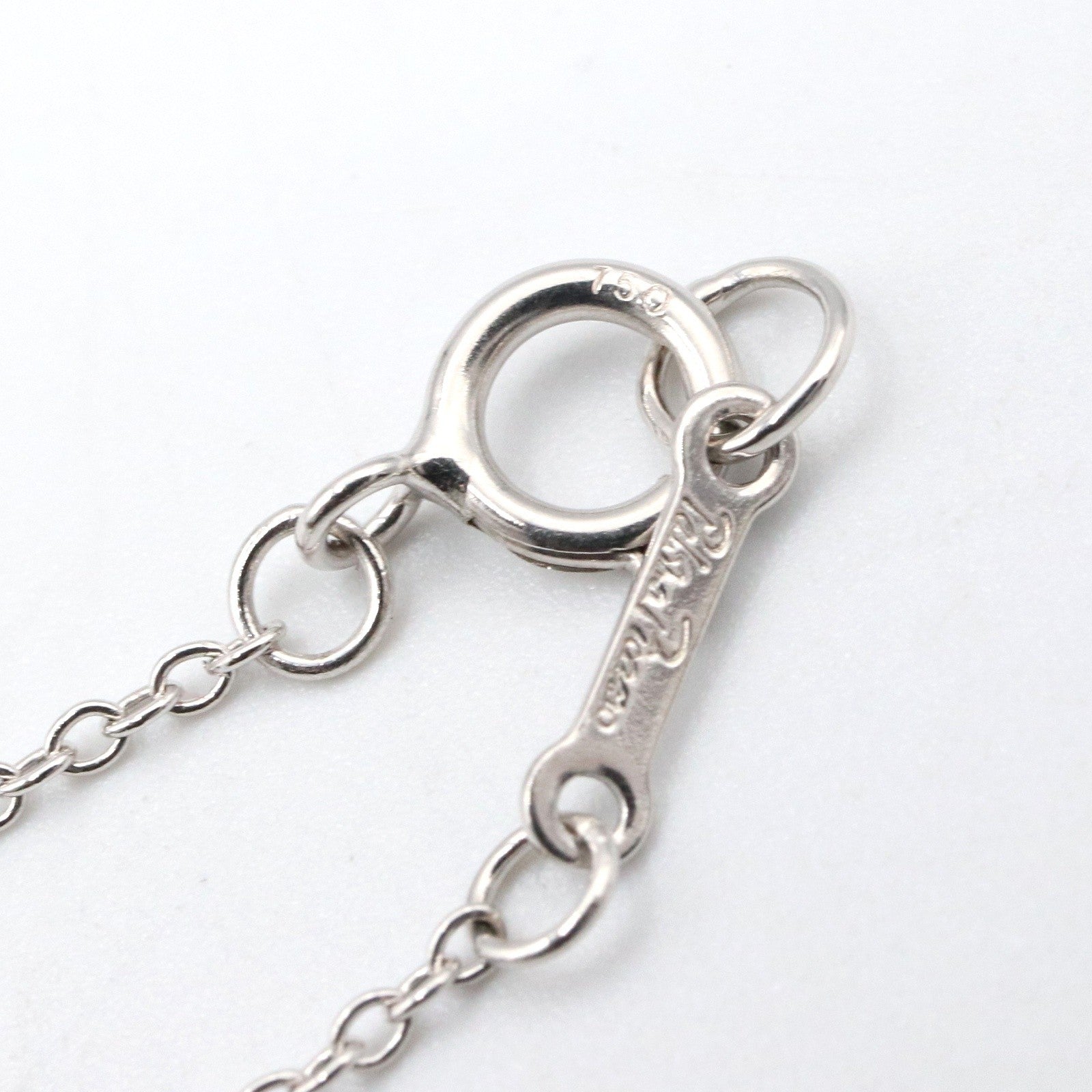 ティファニー ダブル ラビング ハート K18WG ダイヤ ネックレス