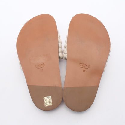 クロエ ブレイデッド レザー サンダル