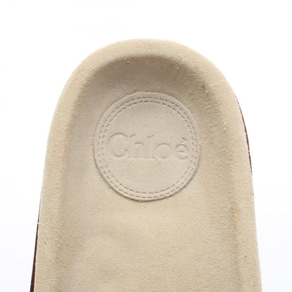 クロエ ブレイデッド レザー サンダル