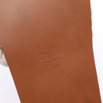 クロエ ブレイデッド レザー サンダル