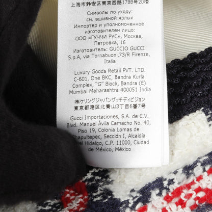 グッチ GGボタン ツイードノーカラージャケット