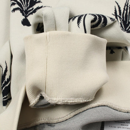 ジルサンダー Palm Tree Intarsia ポリエステルスウェット