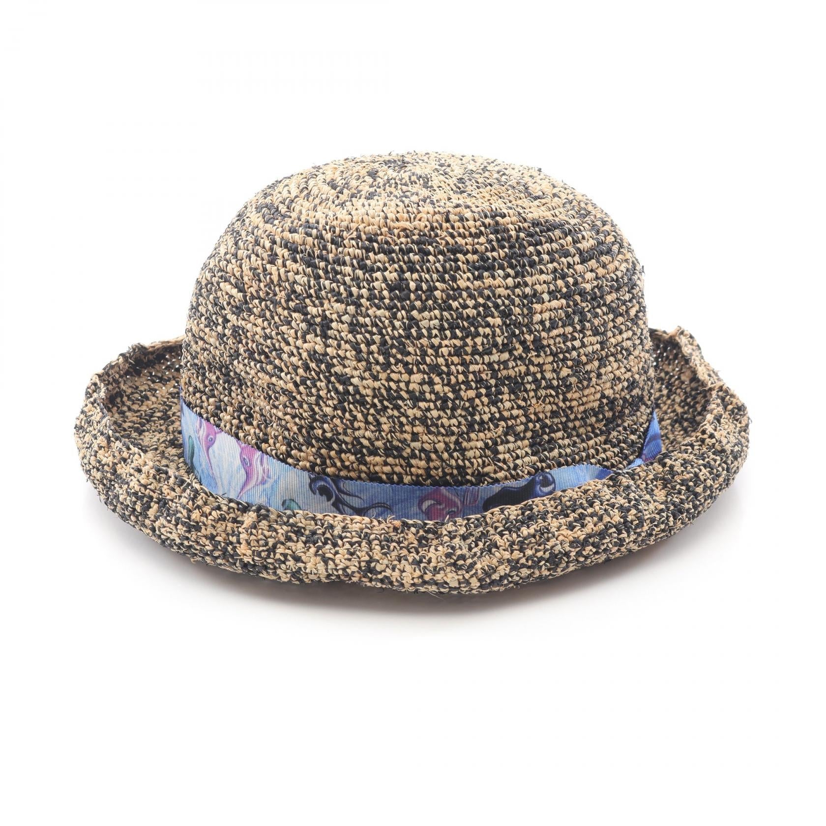 ディオール DIOR × Kenny Scharf ラフィアハット