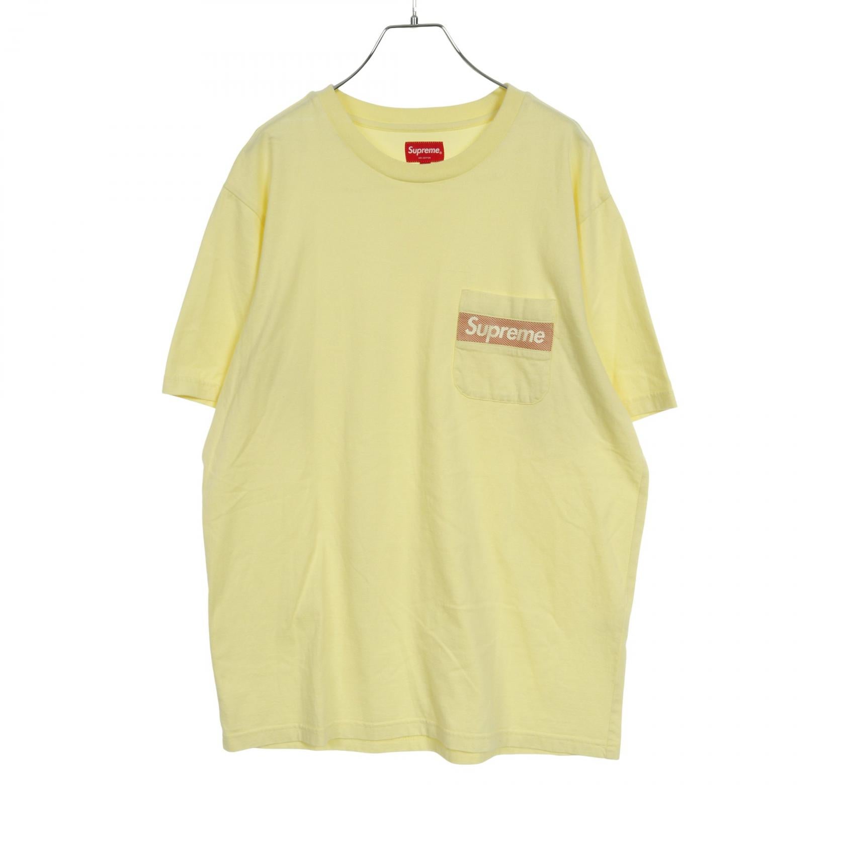 シュプリーム Mesh Stripe Pocket Tee コットンカットソー