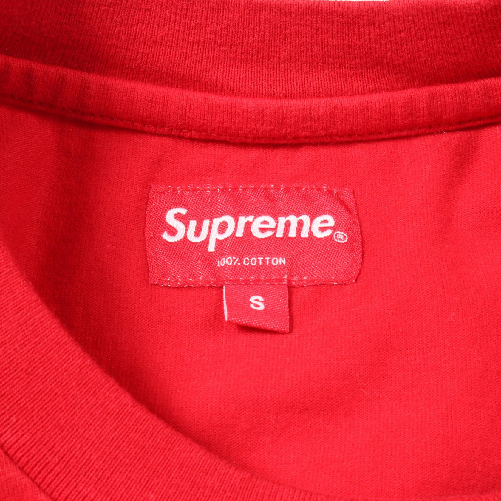 シュプリーム Mesh Stripe Pocket コットントップス
