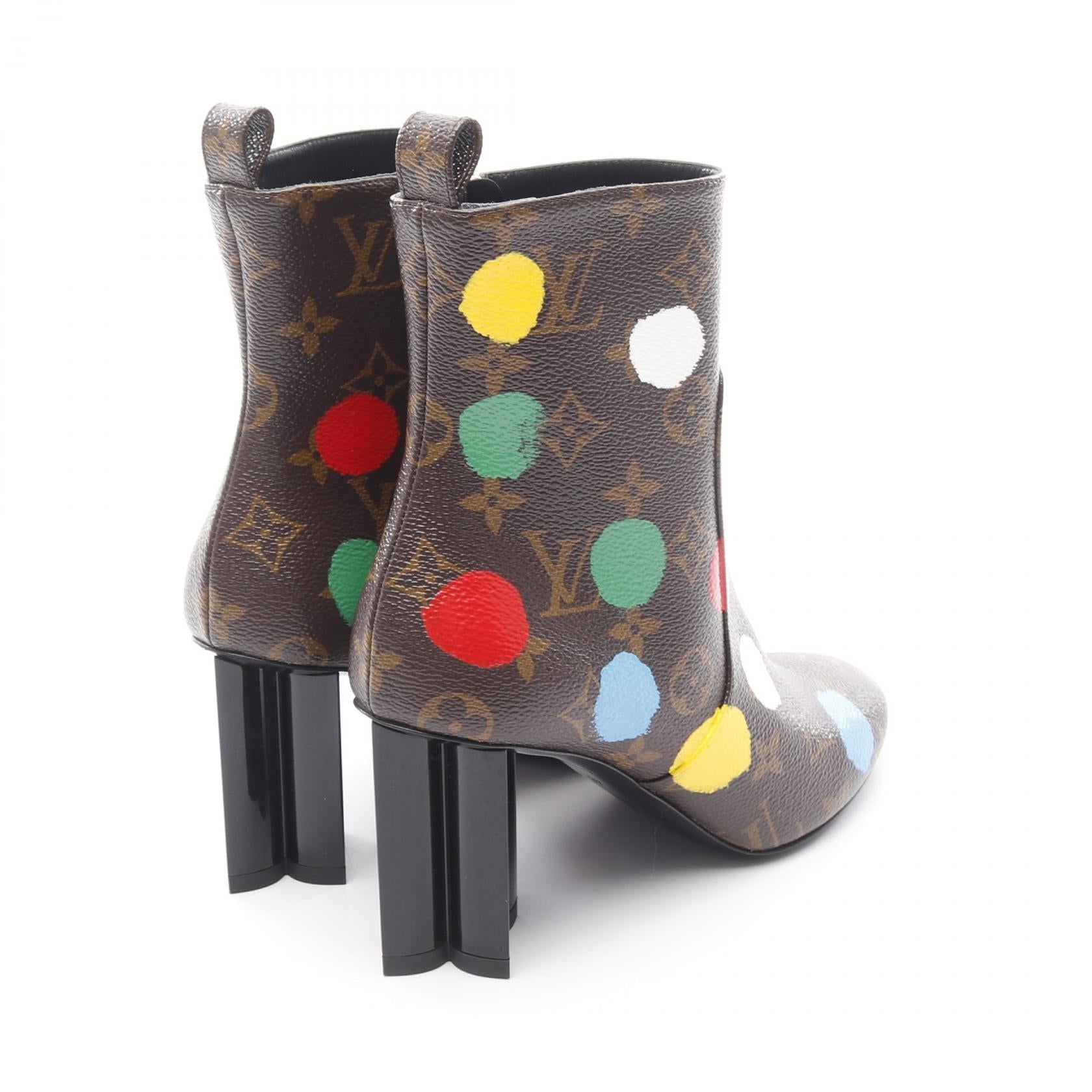 ルイヴィトン LV×YK ペインティッドドット モノグラム 靴