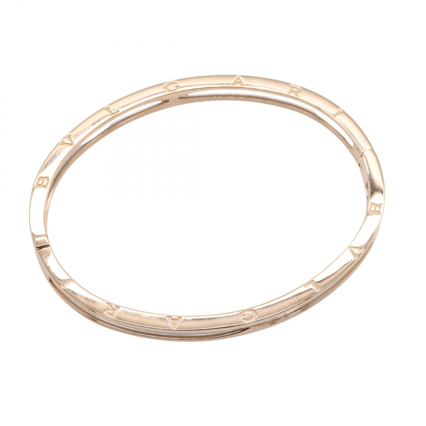 ブルガリ B-zero1 Au750 セラミック ブレスレット サイズ 19