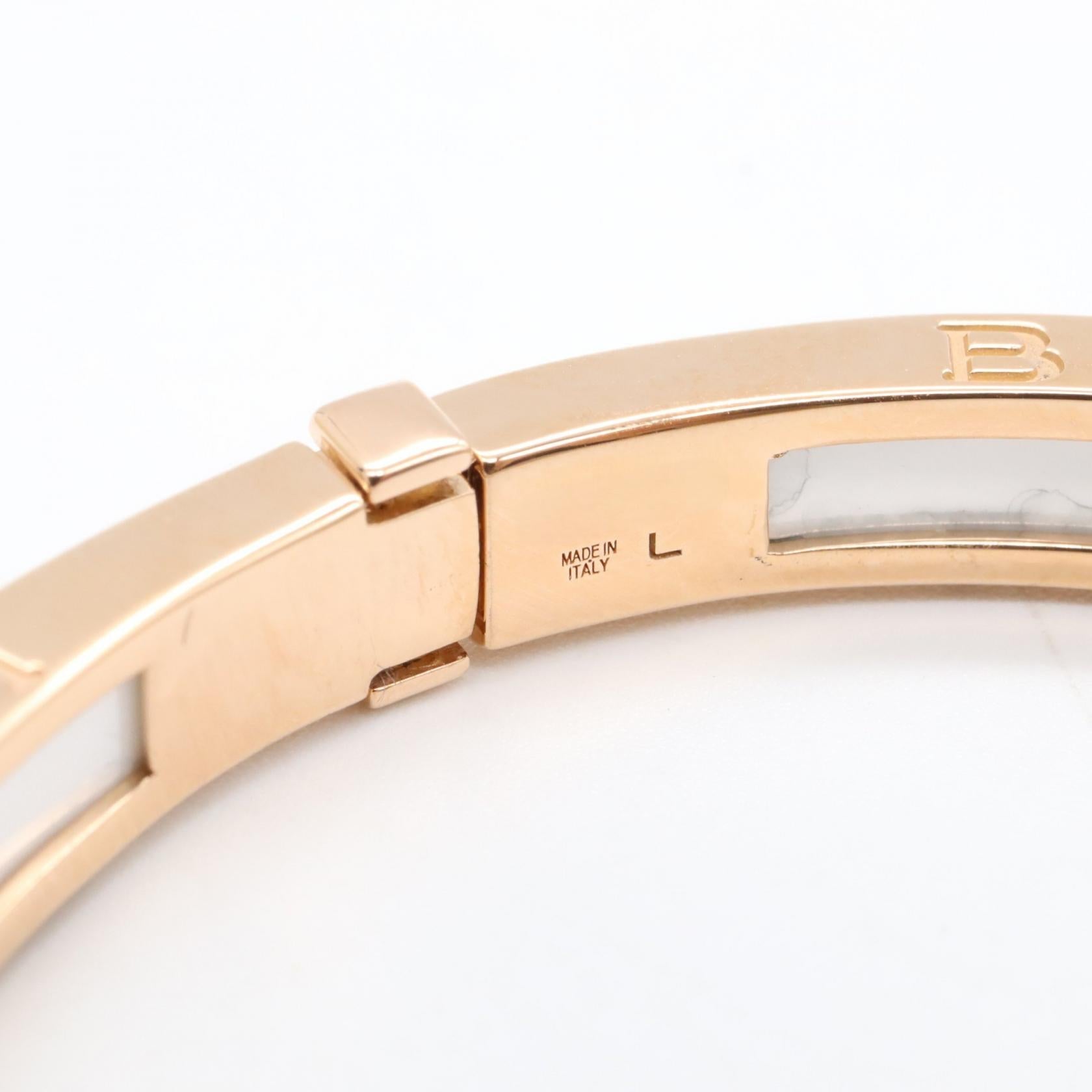 ブルガリ B-zero1 Au750 セラミック ブレスレット サイズ 19