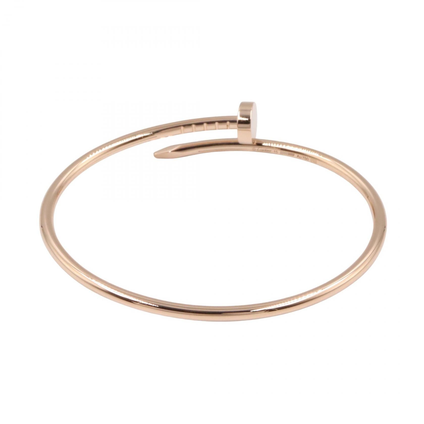 カルティエ ジュスト アン クル Au750 ブレスレット サイズ 14