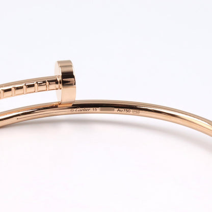 カルティエ ジュスト アン クル Au750 ブレスレット サイズ 14