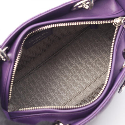 ディオール LADY DIOR レザー ハンドバッグ