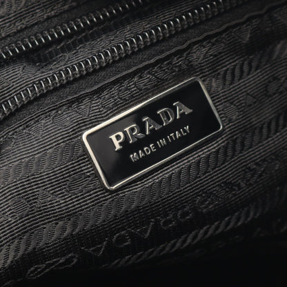 プラダ ナイロン サフィアーノレザー ショルダーバッグ