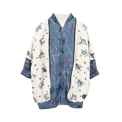 フェンディ ASTROLOGY MOTIF シルクブルゾン