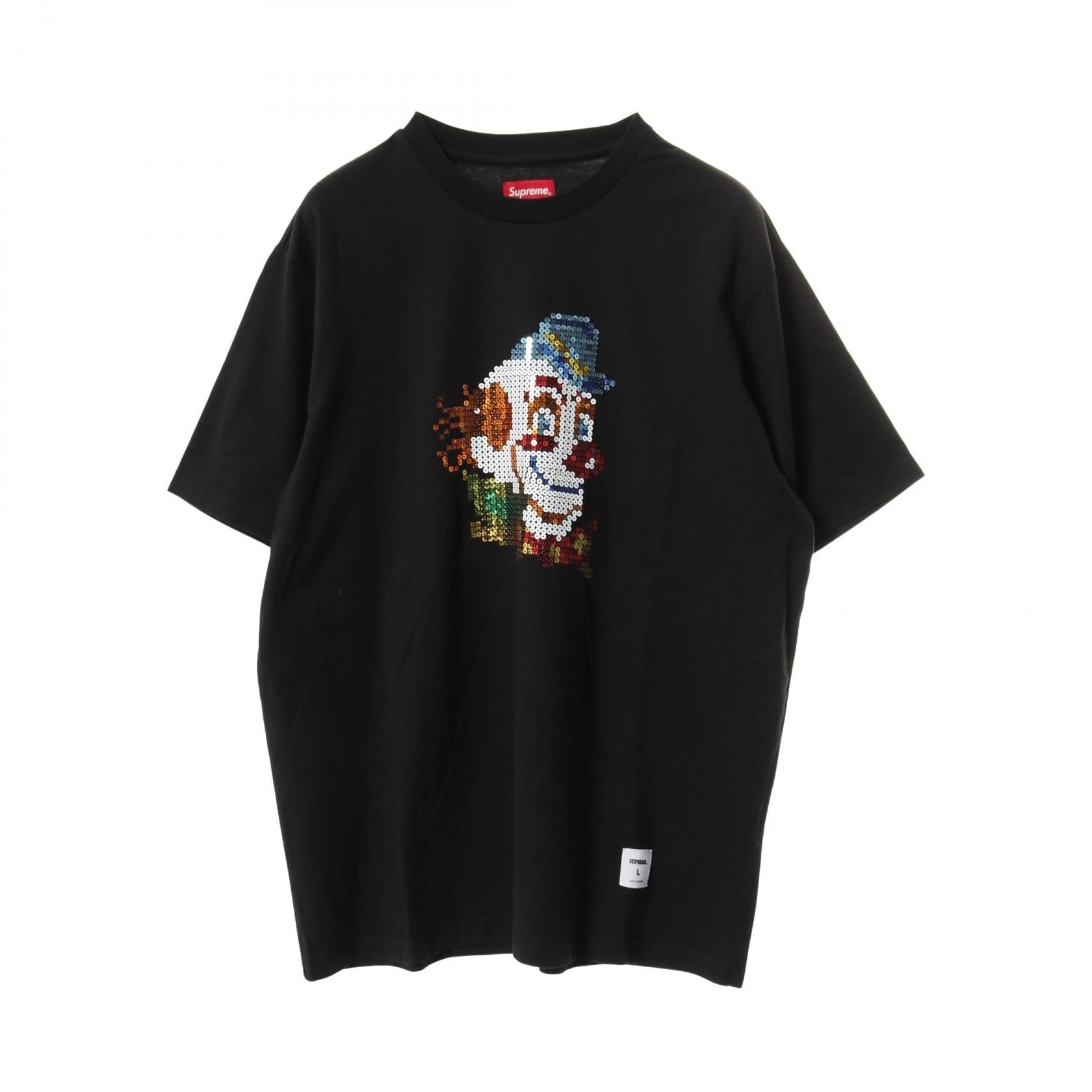 シュプリーム CLOWN SEQUIN コットン Tシャツ
