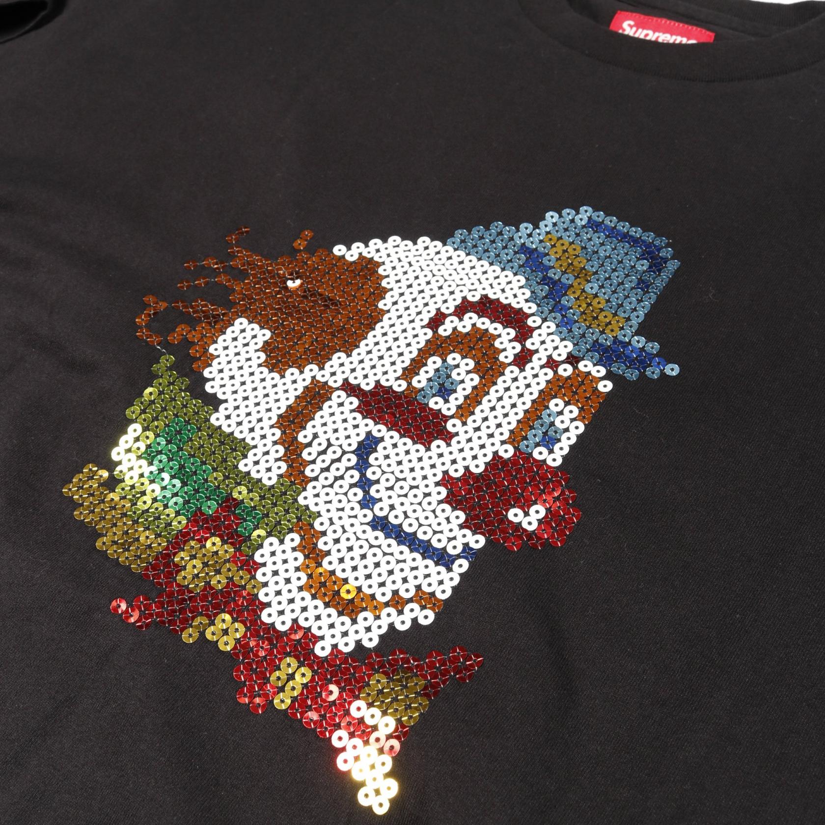 シュプリーム CLOWN SEQUIN コットン Tシャツ