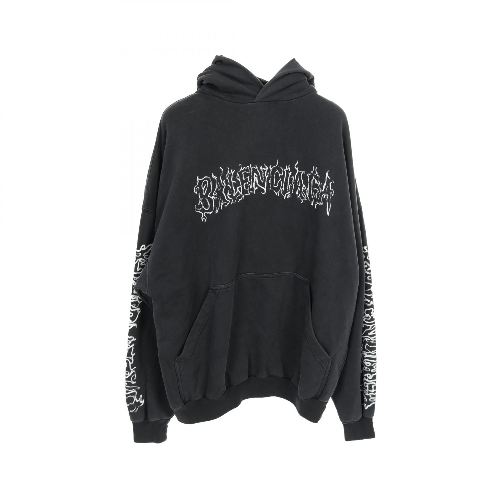 バレンシアガ METAL OUTLINE HOODIE コットン パーカー