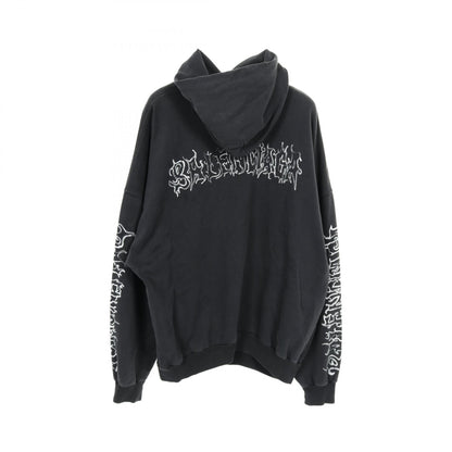 バレンシアガ METAL OUTLINE HOODIE コットン パーカー