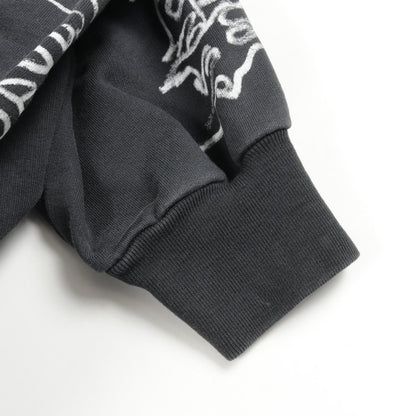 バレンシアガ METAL OUTLINE HOODIE コットン パーカー