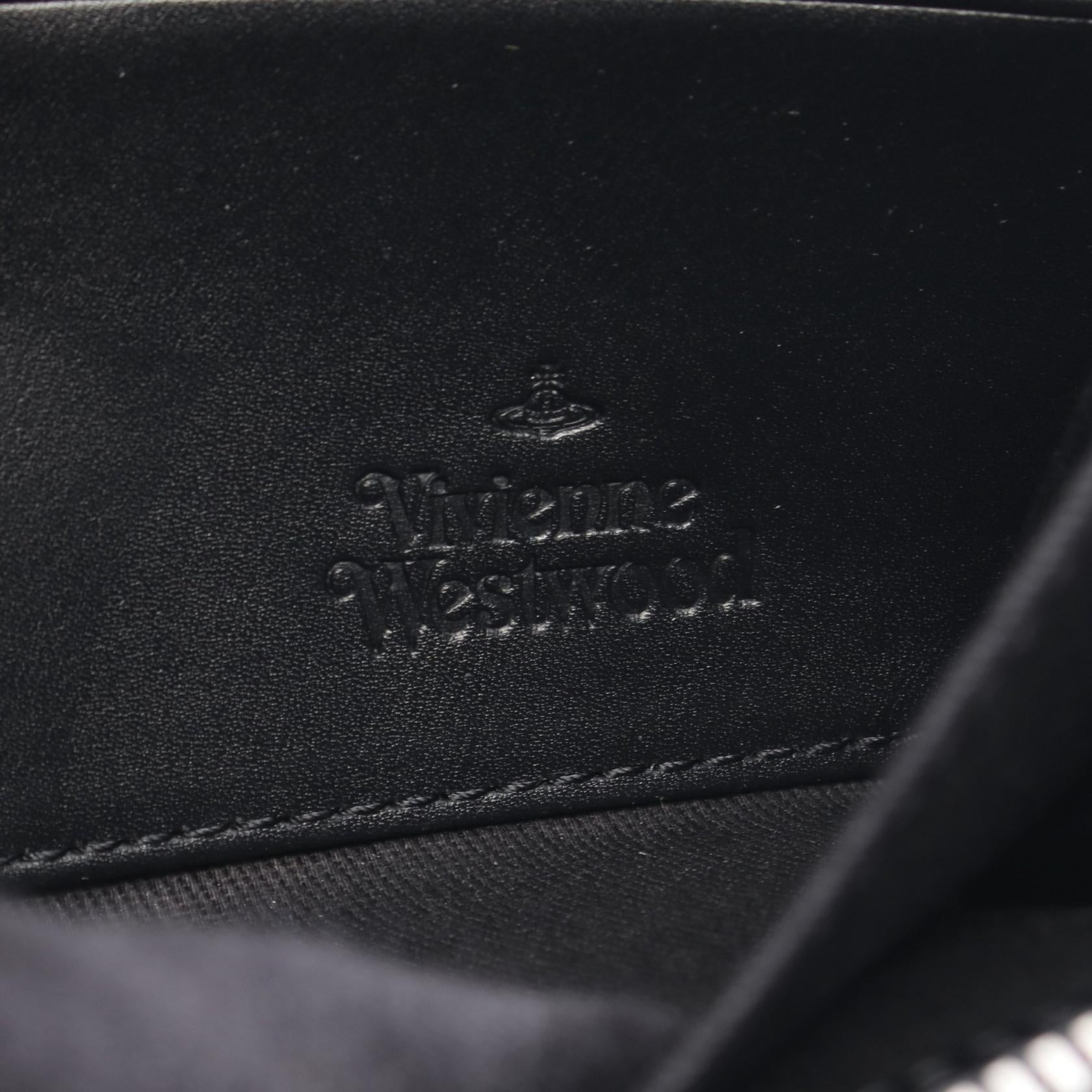 ヴィヴィアンウエストウッド ANNIE ZIP ROUND WALLET レザー長財布