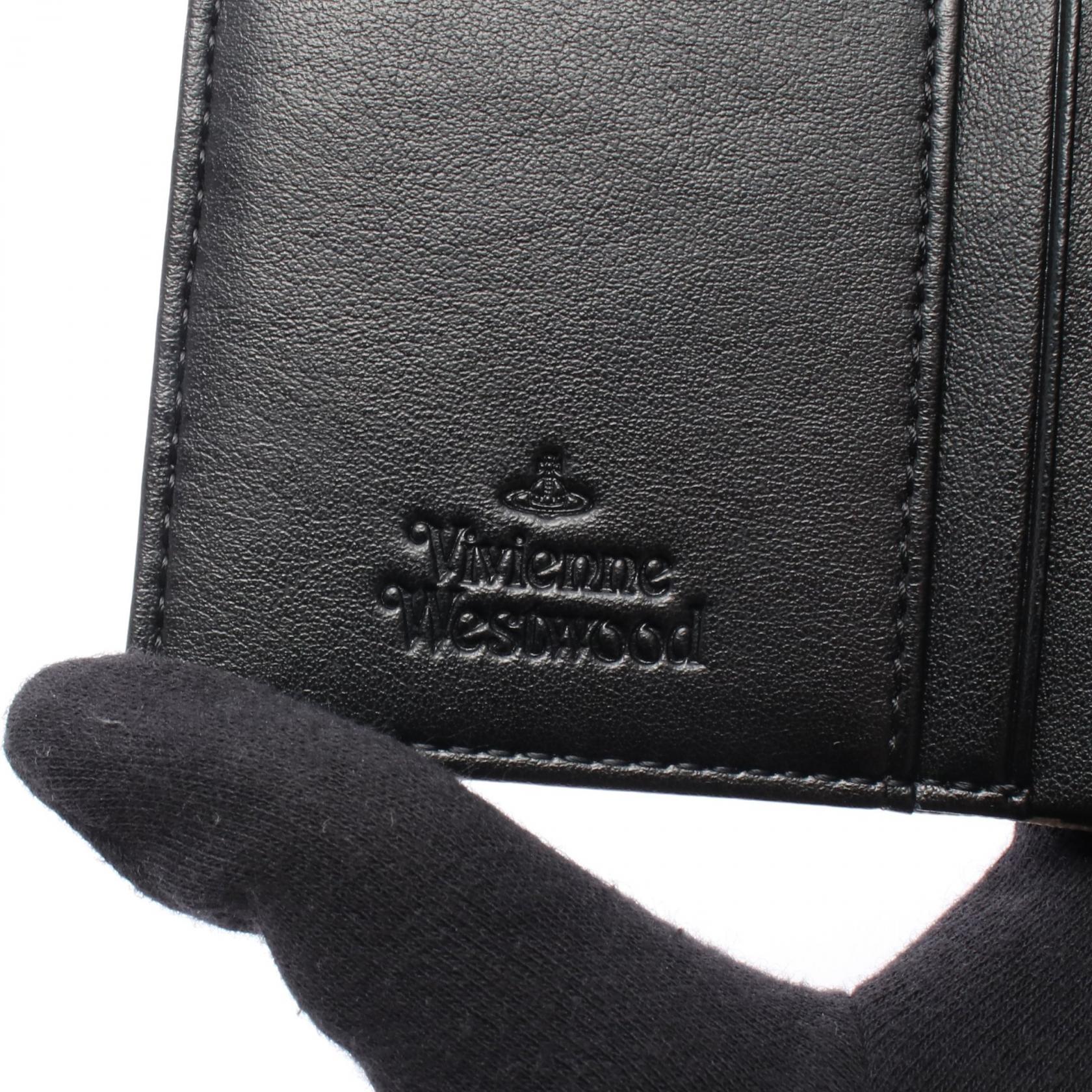 ヴィヴィアンウエストウッド ZIP CARD WALLET PVCコーティングキャンバス 財布