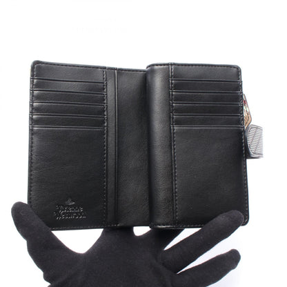 ヴィヴィアンウエストウッド ZIP CARD WALLET PVCコーティングキャンバス二つ折り財布