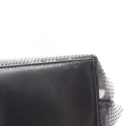 プラダ RETE PAILLETTES パテントレザー メッシュ トートバッグ
