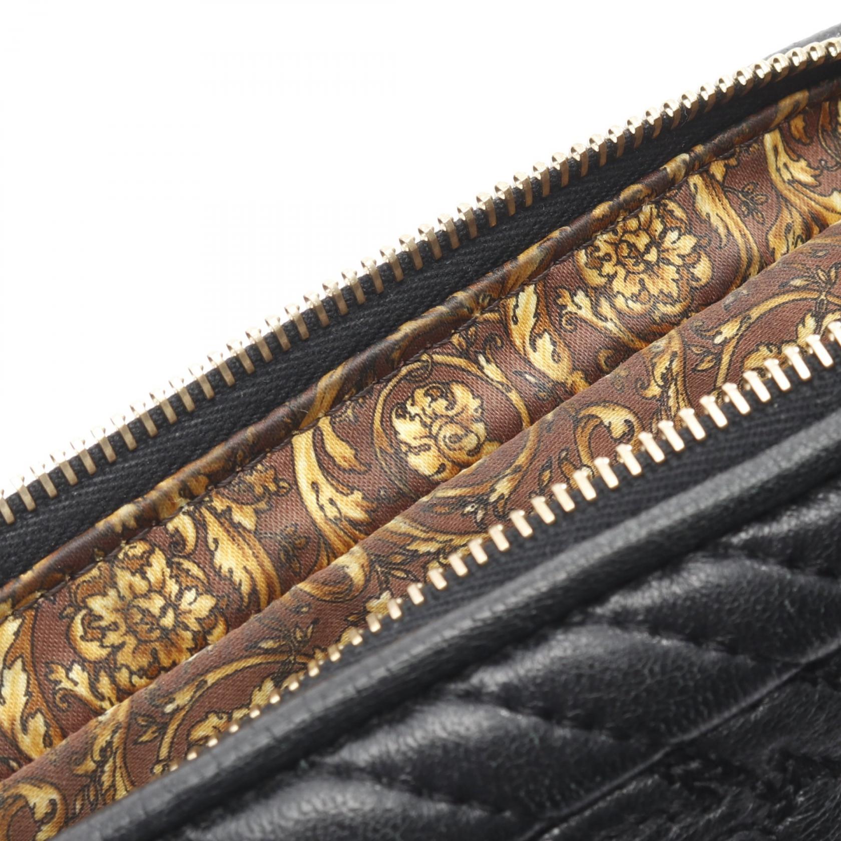 ジャンニ ヴェルサーチ レザー ショルダー バッグ