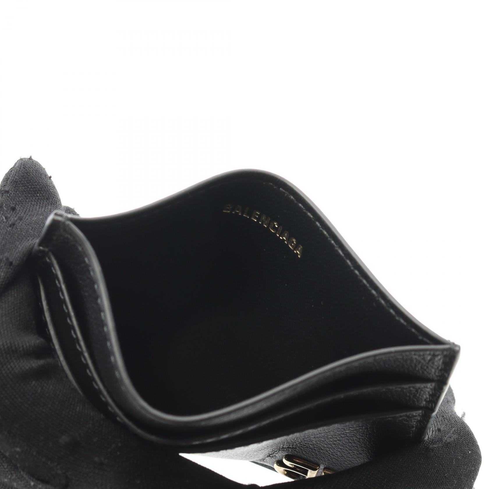 バレンシアガ モナコ レザー名刺入れ