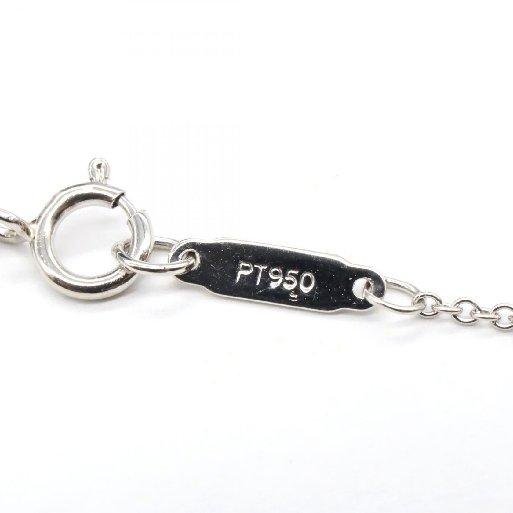 ティファニー サークレットトリプルドロップ Pt950 ダイヤモンドネックレス