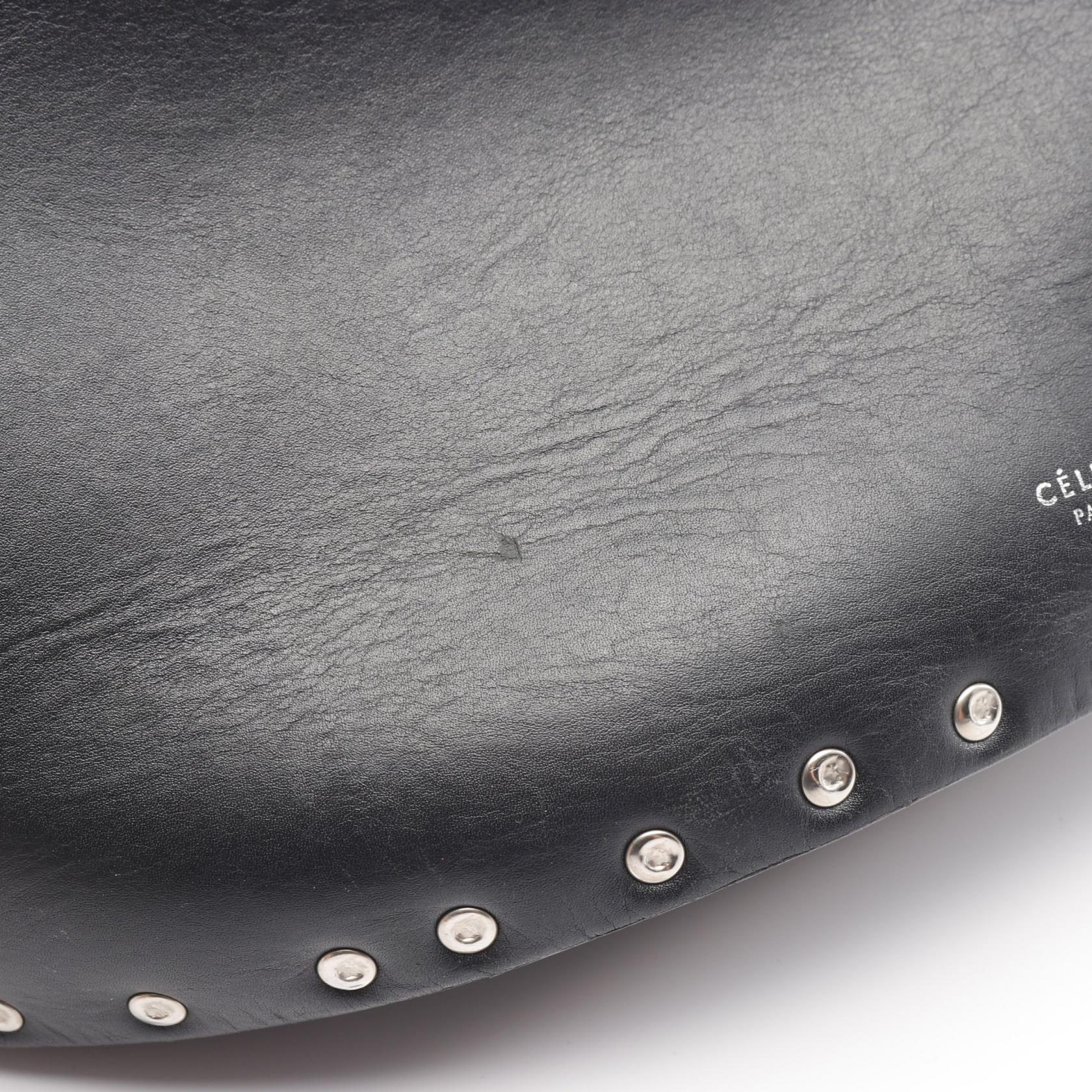 セリーヌ レザー ショルダーバッグ