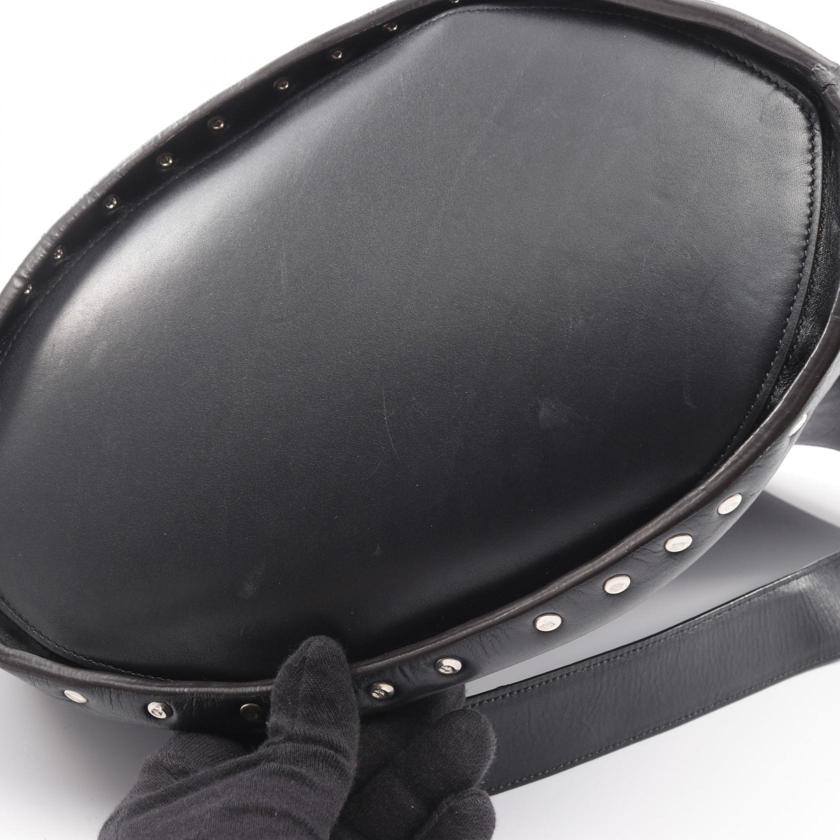 セリーヌ レザー ショルダーバッグ