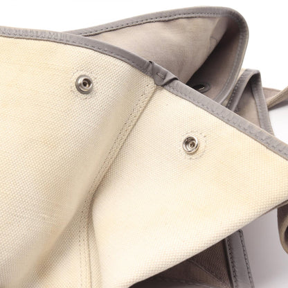 バレンシアガ NAVY CABAS S キャンバス レザー トートバッグ
