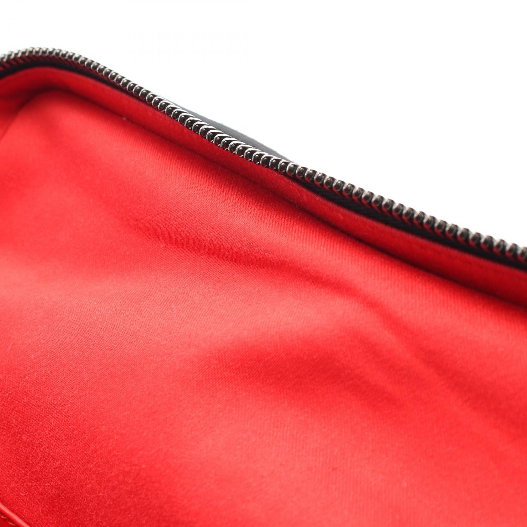 クリスチャン ルブタン キビ ポーチ レザー 2WAY バッグ