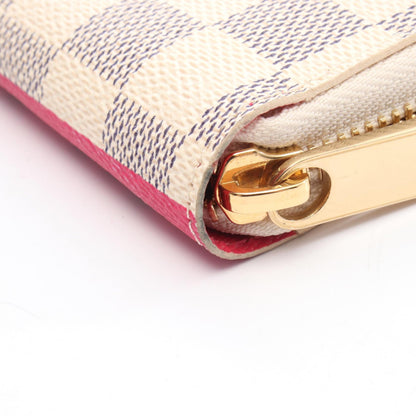 ルイヴィトン ジッピー・ウォレット ダミエ・アズール