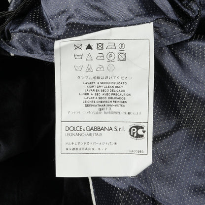 ドルチェ & ガッバーナ ベロア コットン テーラード ジャケット