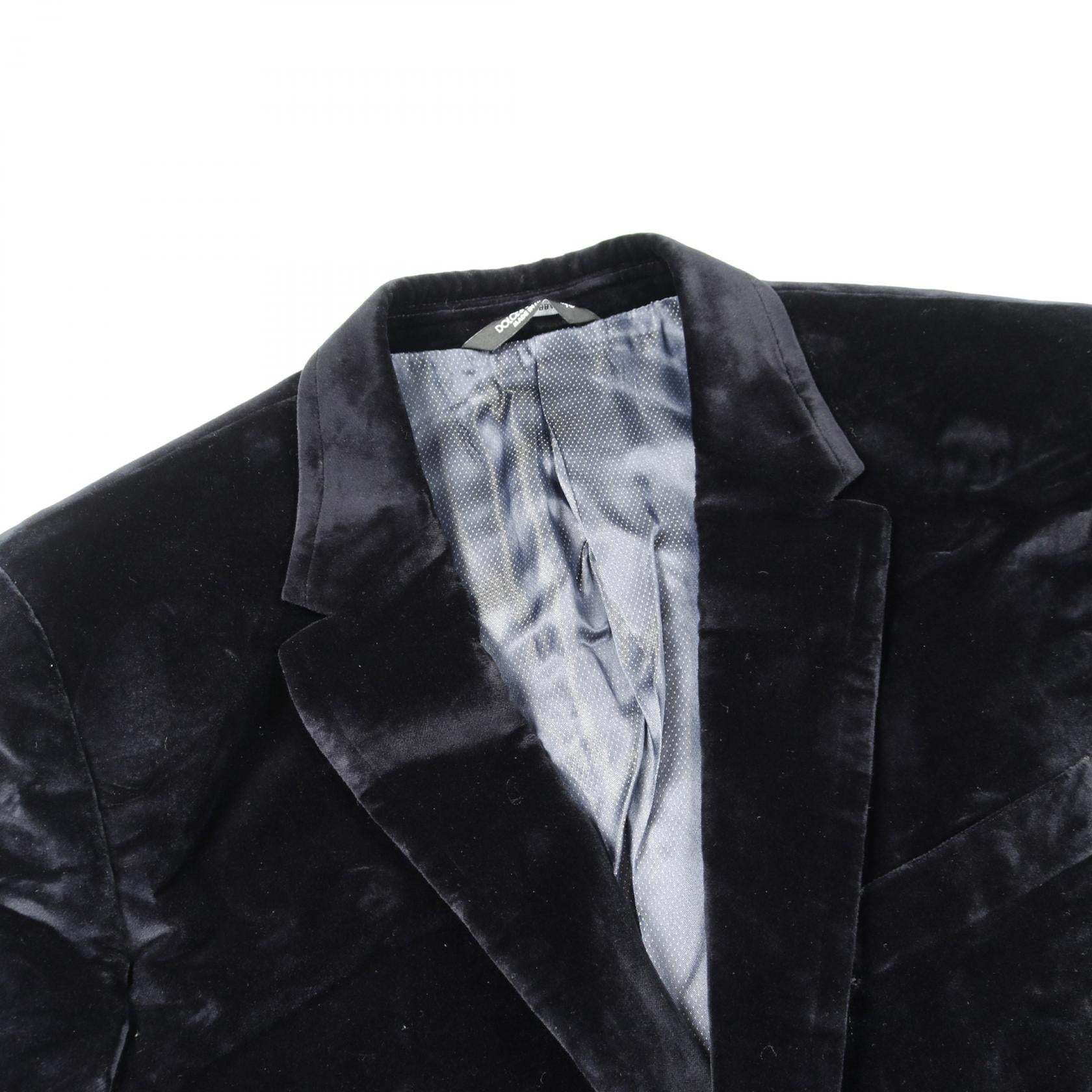 ドルチェ & ガッバーナ ベロア コットン テーラード ジャケット