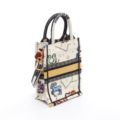 ディオール BOOK TOTE ミニ キャンバスハンドバッグ