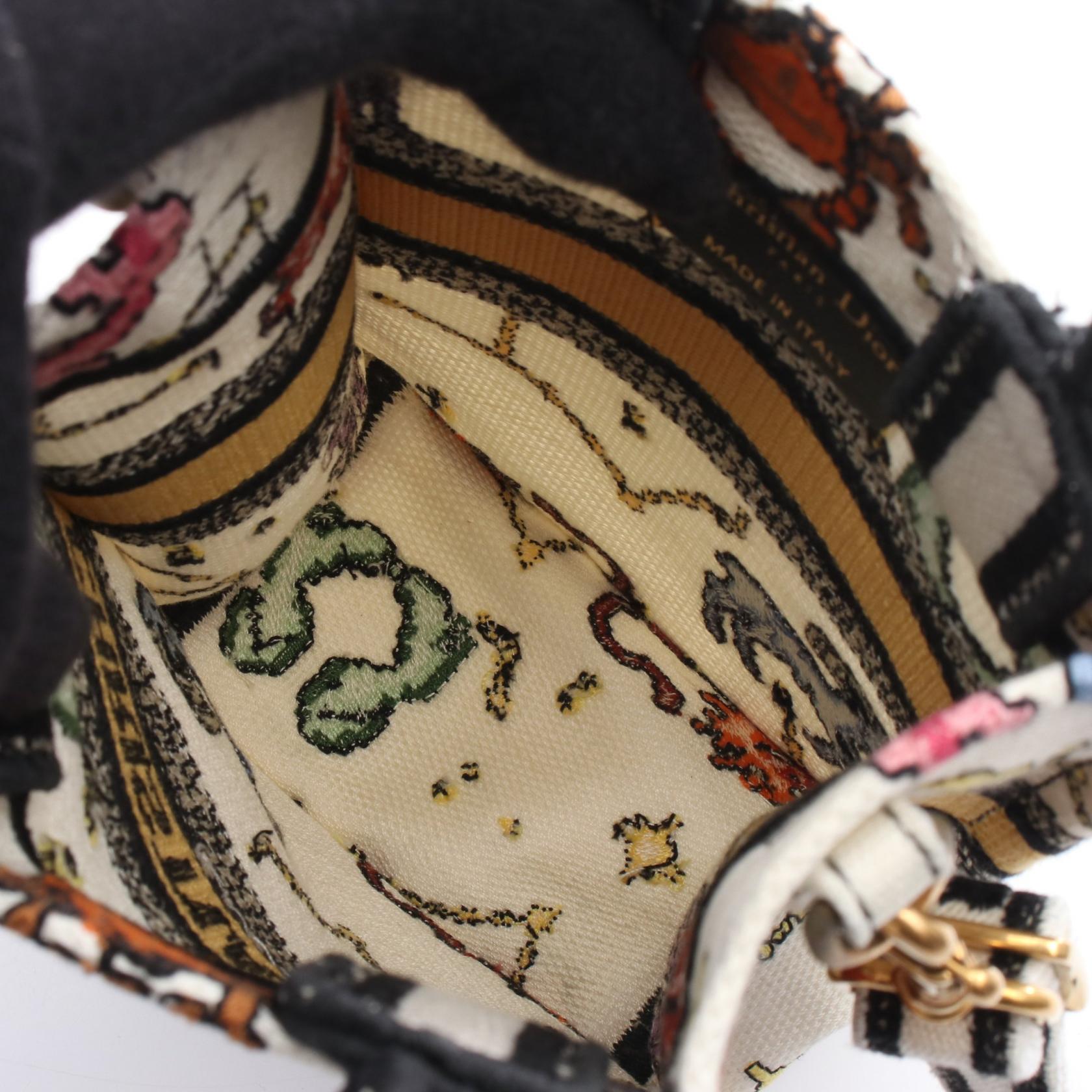 ディオール BOOK TOTE ミニ キャンバスハンドバッグ