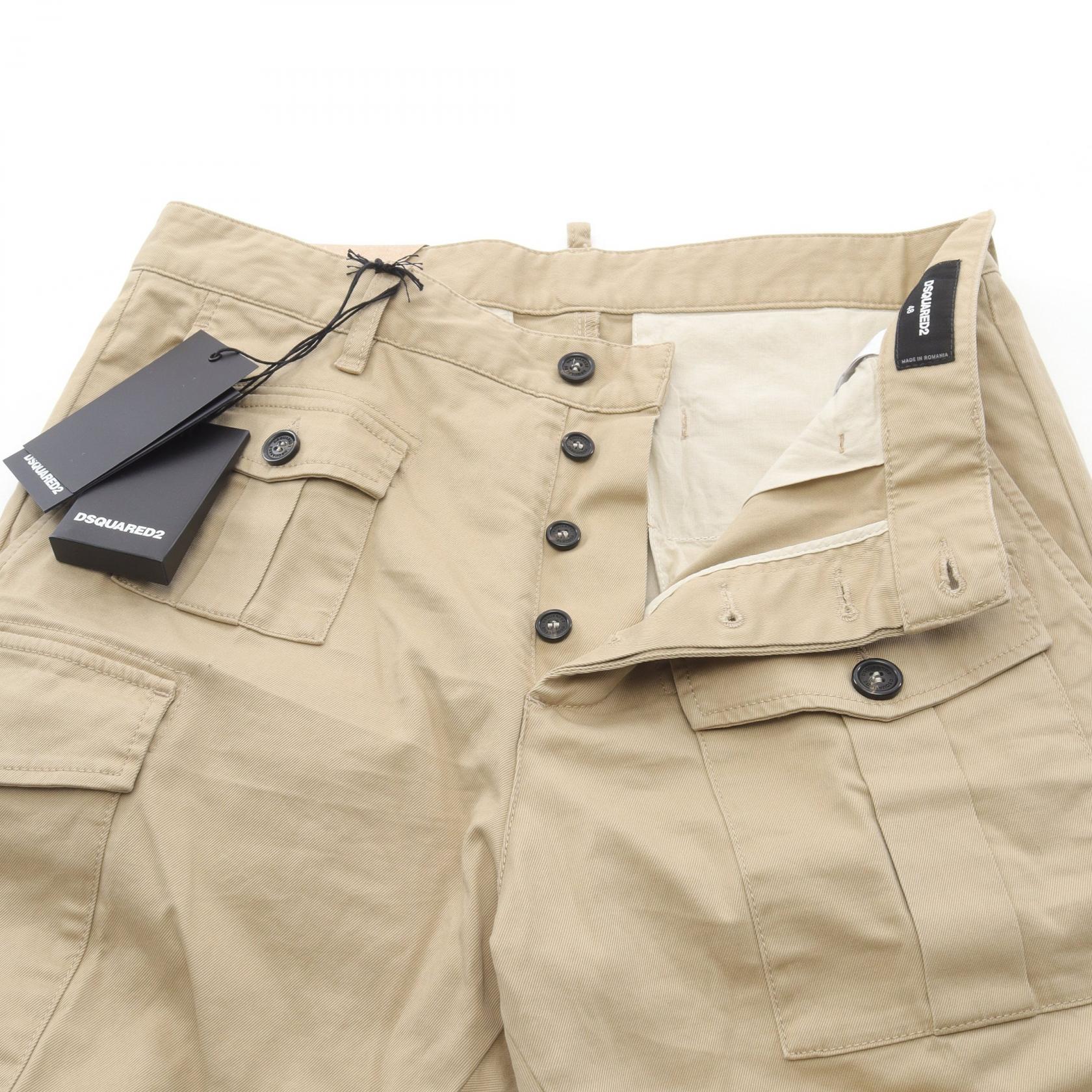 ディースクエアード Sexy Cargo Pants コットンパンツ