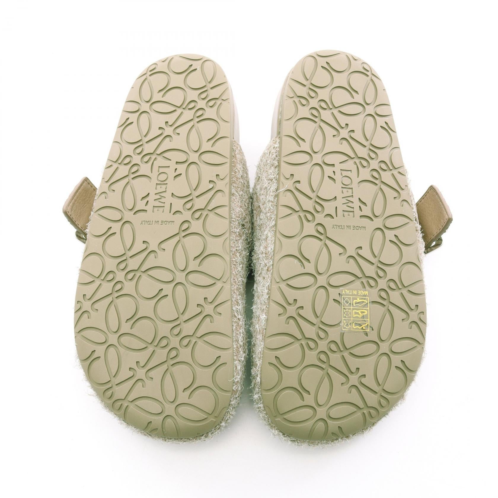 ロエベ イーズ ブラッシュドスエード ミュール