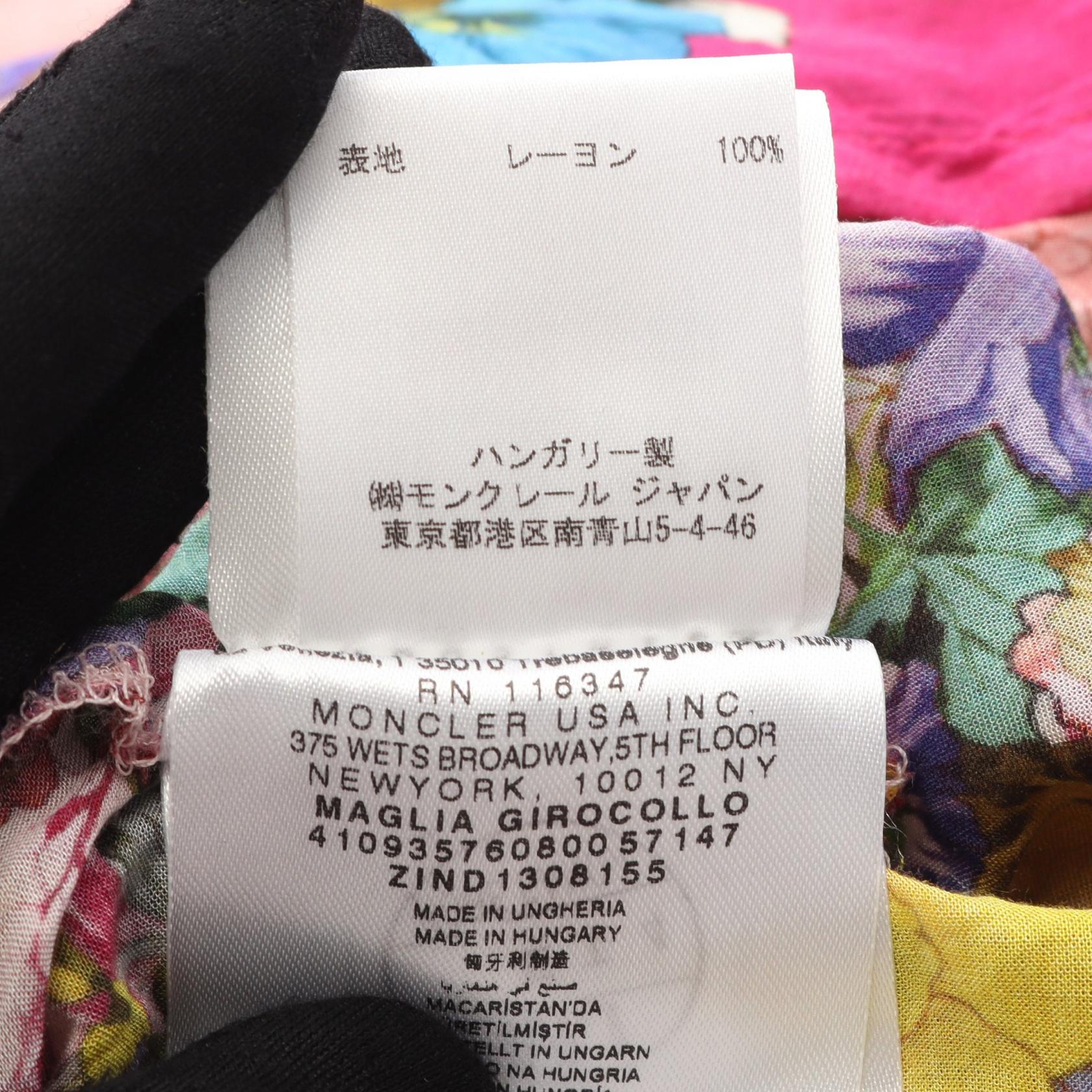 モンクレール レーヨンブラウス