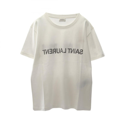 イヴサンローラン リバースロゴ コットン 半袖Tシャツ