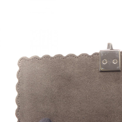 フェンディ MINI KAN I レザーショルダーバッグ