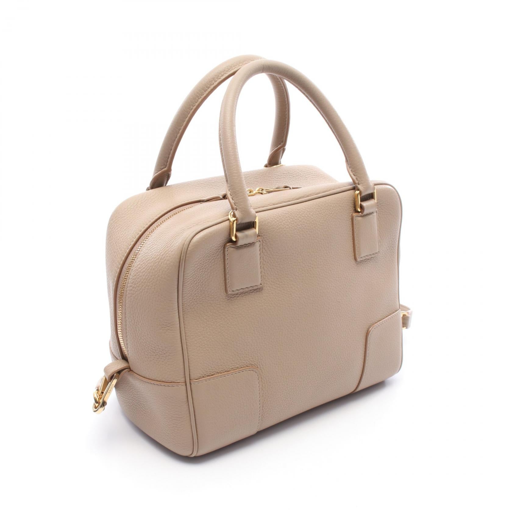 ロエベ アマソナ 19 レザー ハンドバッグ