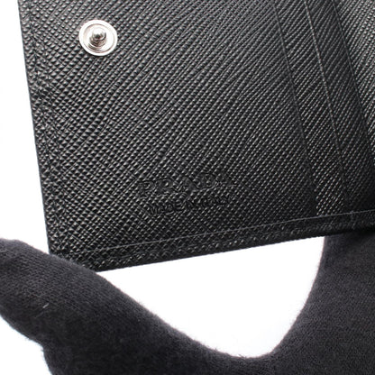 プラダ ナイロン レザー二つ折り財布